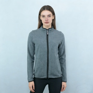 吊牌价1980块 定制YKK拉链 双面摇粒绒面料 原旦外矛女款绒外套