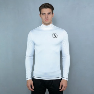 4面高弹长袖 薄款 T恤 超帅小高领设计原旦外矛F男款 吊牌价7590日币