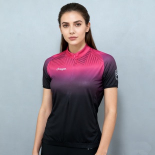 短袖 女生骑行福利 骑行大佬S女款 带下摆防滑 骑行服 超赞渐变色
