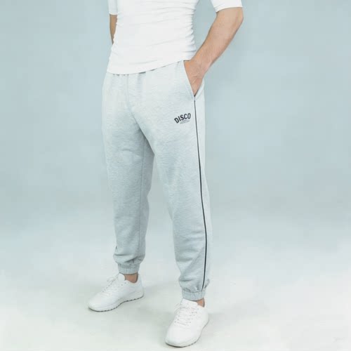 有超大码 开门襟拉链设计 速干排汗面料 原旦外矛D男款收腿长裤