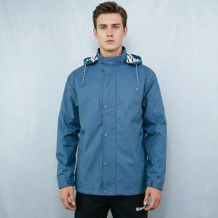 户外风衣 原旦外矛户外Y男款 防风防泼水硬质面料 棉质条纹布内衬