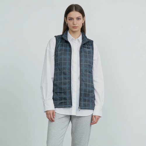 中长款设计 防风防泼水透气保暖复合面料 高尔夫M家女款软壳马甲