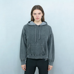 宽松版 瑕疵 运动潮牌BB女款 80%棉质抓绒 卫衣 高端全身水洗做旧