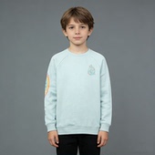 卫衣 原旦外矛潮牌V大童薄款 超帅彩虹色印花 88%棉质细绒混纺