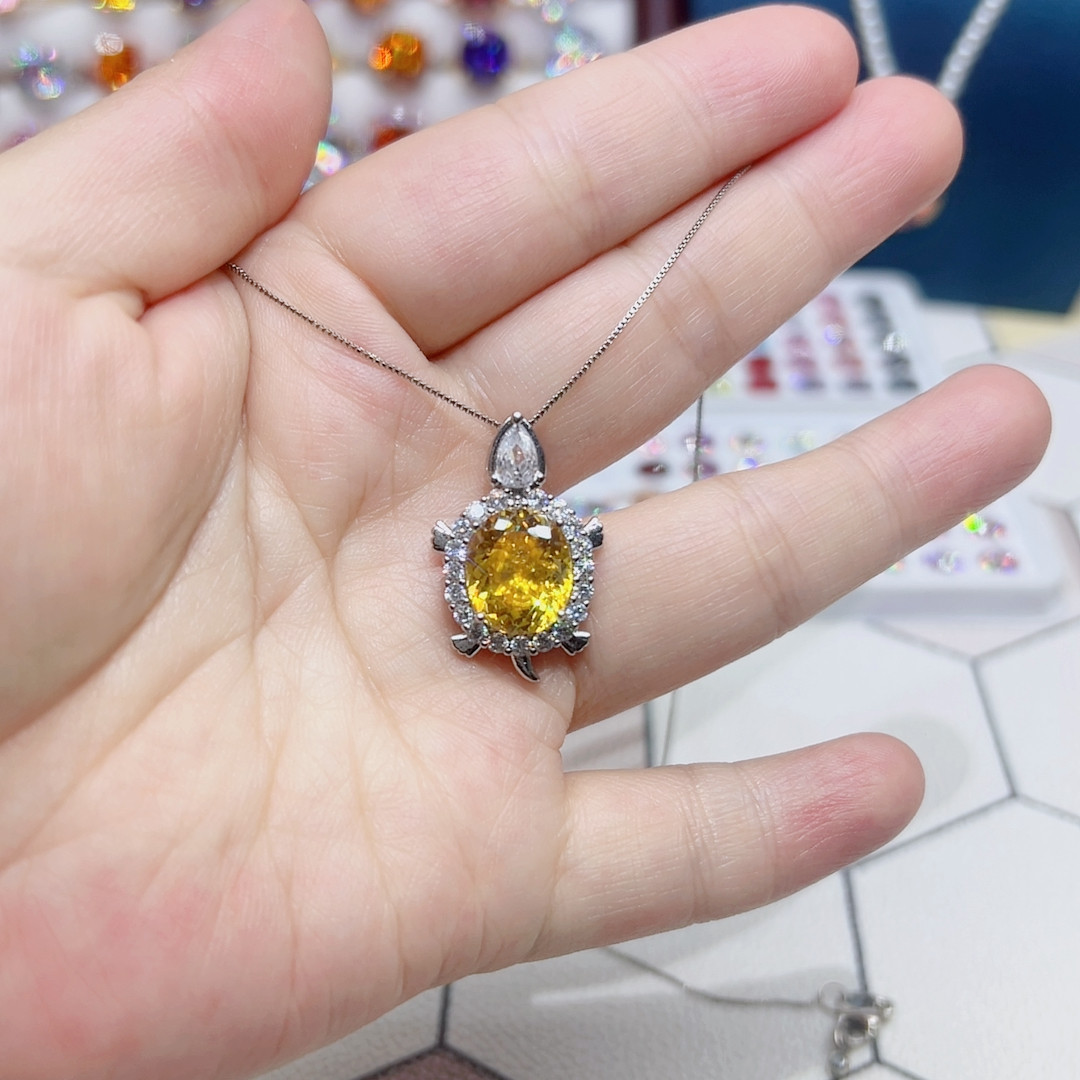 小金龟蛋面鸟巢白面切5克拉金钻吊坠,饰品/流行首饰/时尚饰品新,项坠/吊坠,淘宝优惠券,粉丝福利购,淘宝优惠卷