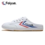 Feiyue / bước nhảy bán giày vải không có gót nam và nữ Giày trắng lười một chân dép DF / 1-506 - Plimsolls giày sneaker nữ trắng