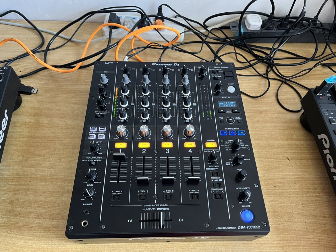 pioneer 先锋DJM750MK2混音台一个 酒吧DJ混音器 保修