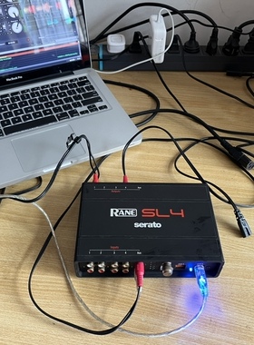 RANE SL4声卡 莱恩四代声卡 新版 DJ打碟声卡 正常使用 DJ声卡
