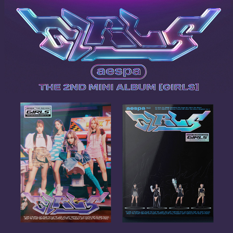现货正版 aespa专辑 Girls 迷你2 CD唱片+小卡+官方海报周边 怪火