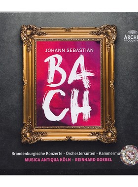 正版 巴赫 Bach 管弦乐曲与室内乐 戈贝尔 Antiqua Koln 13CD唱片