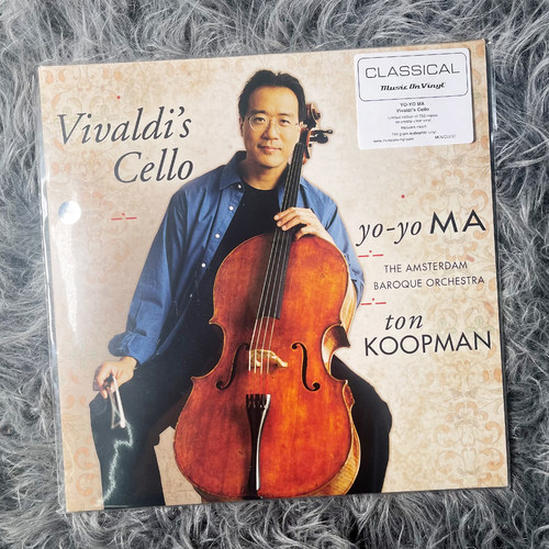 马友友 Vivaldi's Cello 美丽艺术巴洛克 2LP黑胶唱片 透明胶