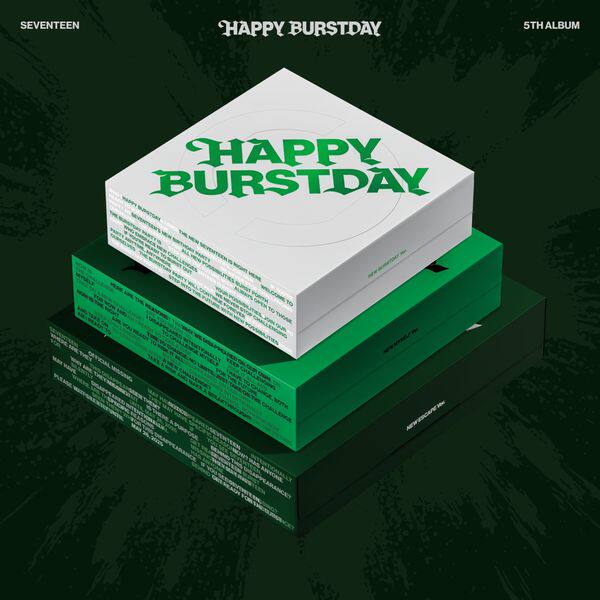正版 SEVENTEEN专辑 正规5辑 HAPPY BURSTDAY CD小卡写真明信片