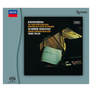 现货 正版 ESOTERIC 拉赫玛尼诺夫 钢琴协奏曲全集 2SACD CD碟片