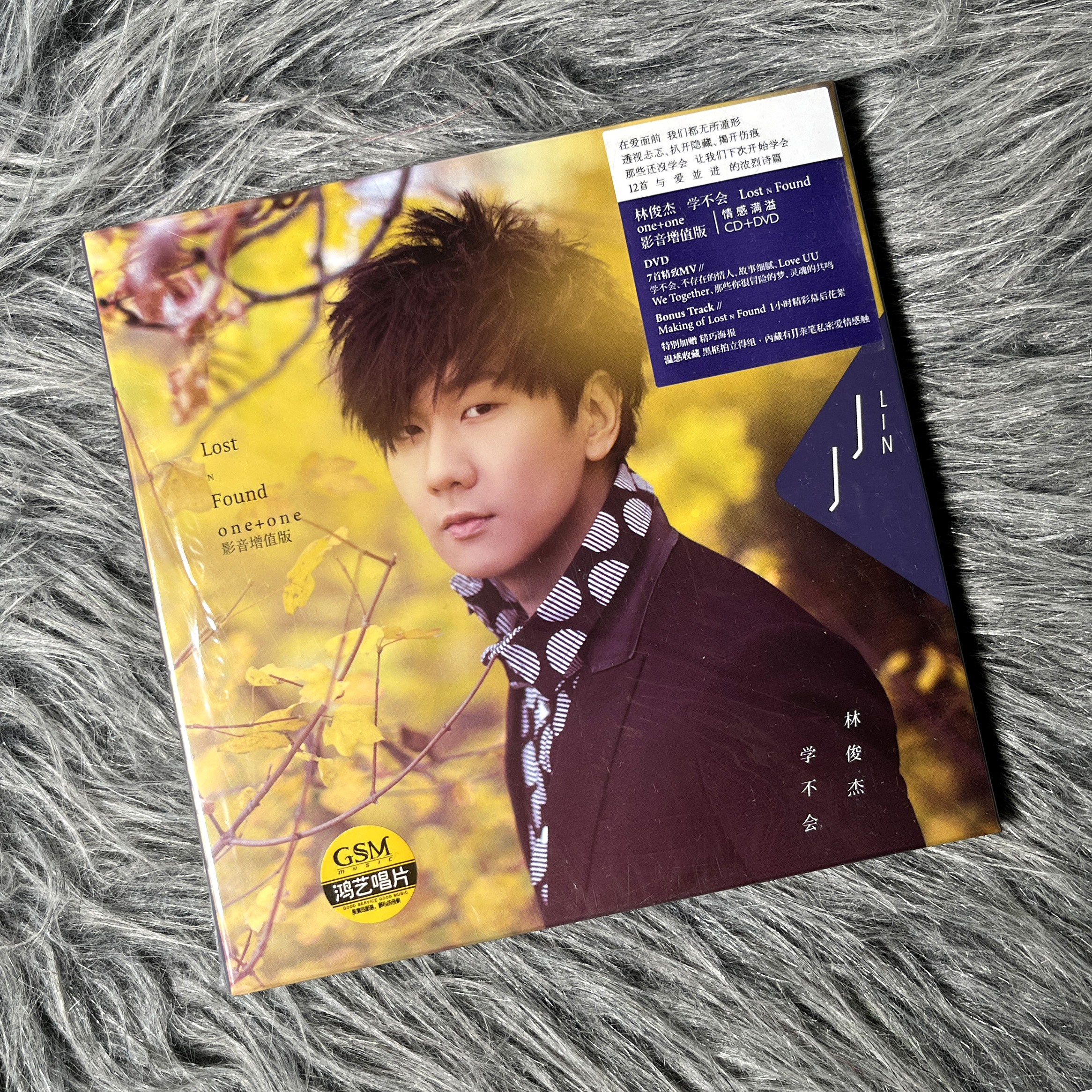 现货正版 林俊杰专辑 学不会 影音增值版 CD+DVD 鸿艺唱片 拍立得