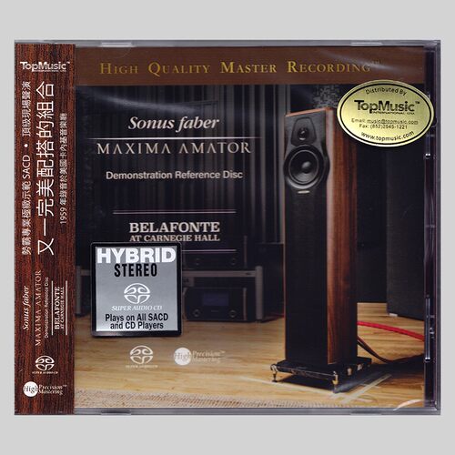 原装正版 SONUS FABER MAXIMA AMATOR世霸音响示范 进口SACD唱片