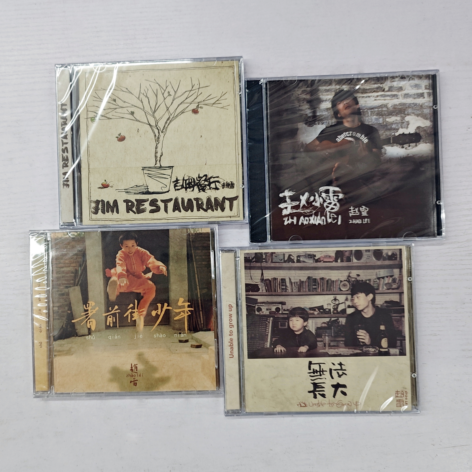 正版现货 赵雷专辑合集 CD 赵小雷 无法长大 吉姆餐厅 署前街少年