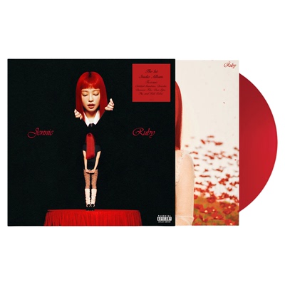 正版 JENNIE金智妮SOLO专辑 正规1 Ruby 透明胶 红胶 LP黑胶唱片