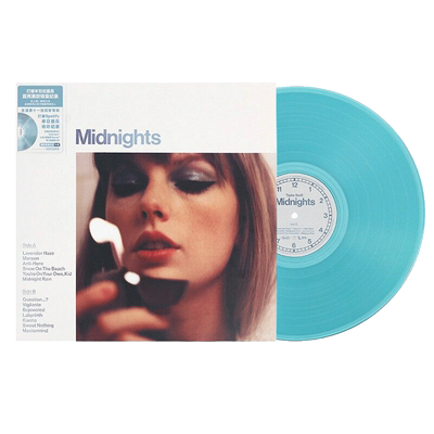 霉霉 泰勒斯威夫特专辑 TaylorSwift Midnights 彩胶 LP黑胶唱片