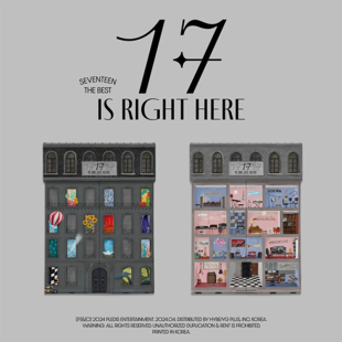 官方正版 HERE SEVENTEEN 小卡海报周边 2CD RIGHT 精选专辑