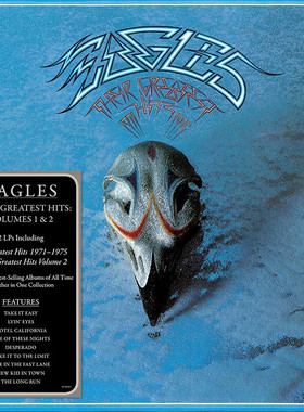 老鹰乐队 Eagles Their Greatest Hits Volumes 1&2 2LP黑胶唱片