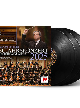 正版 2025年维也纳新年音乐会 New Years Concert 3lp黑胶唱片