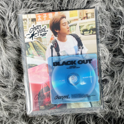 EXO 朴灿烈solo专辑 CHANYEOL 迷你1 Black Out 正版官方小卡写真