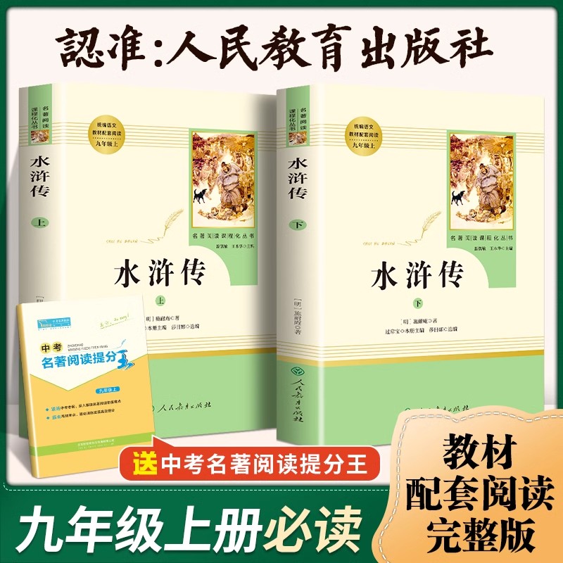 水浒传九年级上册必读课外书
