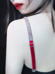 都仪丝房闪钻肩带可拆卸百搭性感文胸抹胸防脱落可调节肩带内衣配件装饰