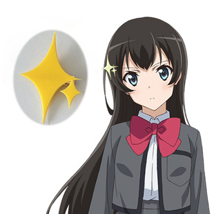 神乐光cos发夹二次元少女歌剧小光同款发夹 少女心满满发饰