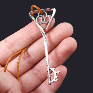 COS配饰克苏鲁的呼唤钥匙项链全知全视之神尤格索托斯银之匙项链