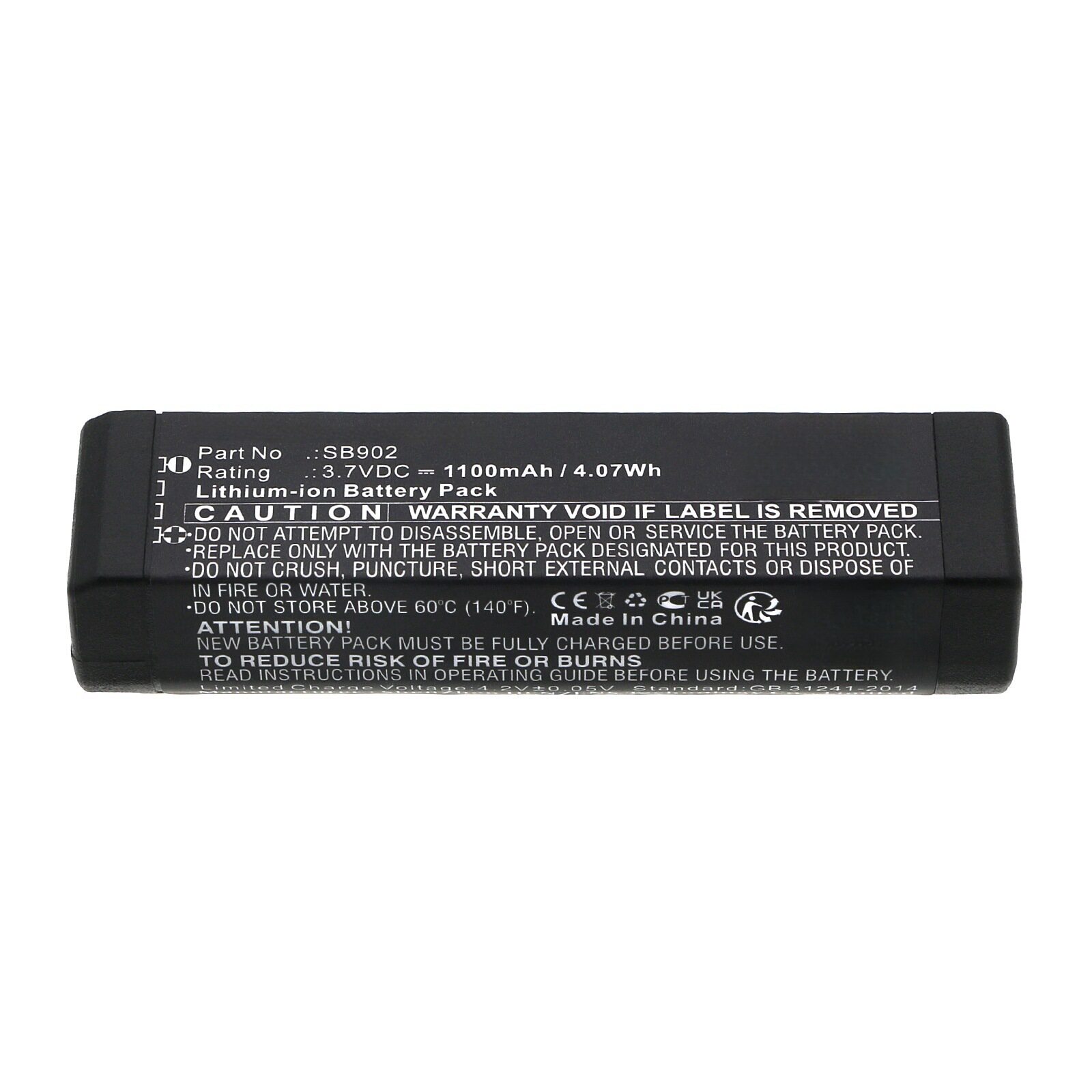 电池适用SHURE SB902 SB902A GLX-D Digital Wireless Systems