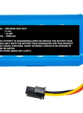 电池适用Proscenic INR18650-M30-4S1P M8 Floobot X1s   V10