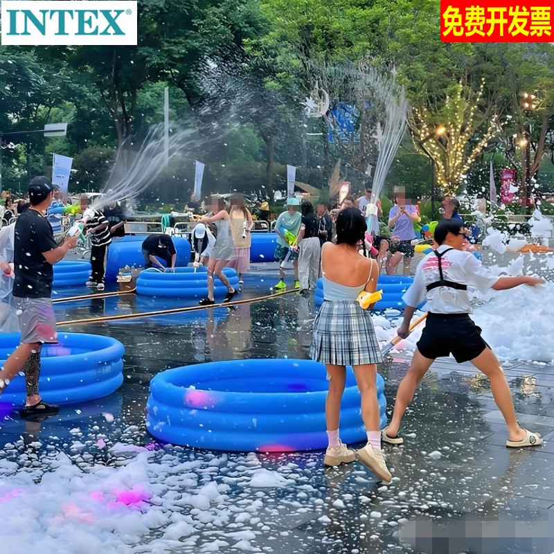 intex环保幼儿干湿两用泡澡球池