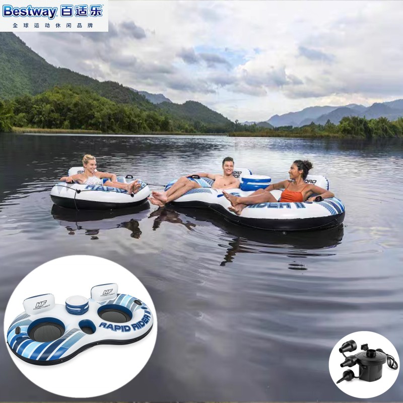 bestway特厚胖子海上坐圈大浮圈