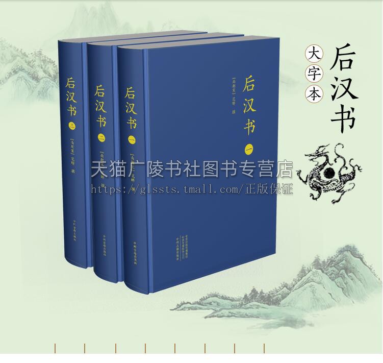 后汉书 精装大字本全三册中国通史历史故事纪实东汉光武帝刘秀历史断代史国学经典中国古典文学东汉历史研究书籍