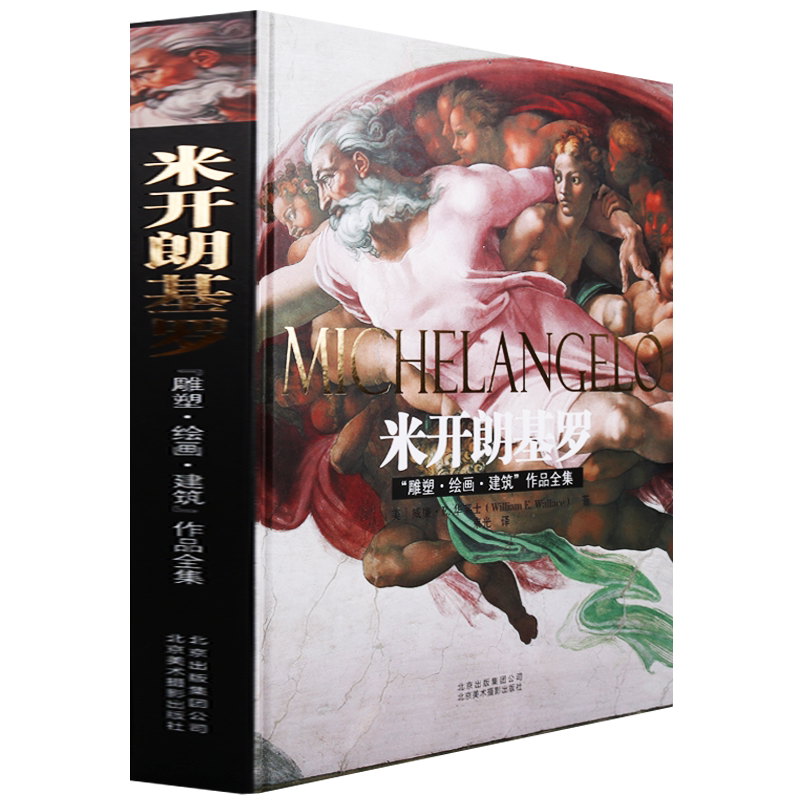 米开朗基罗雕塑绘画建筑作品全集大卫人像名家经典作品鉴赏自传北京美术摄影出版社