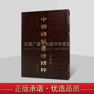 中国砖铭书法精粹 方拙篇 赵冠群 编 汉晋砖铭范本大字字帖书籍 书法砖刻铭文临习与鉴赏 中国隶书艺术发展 山东美术出版社