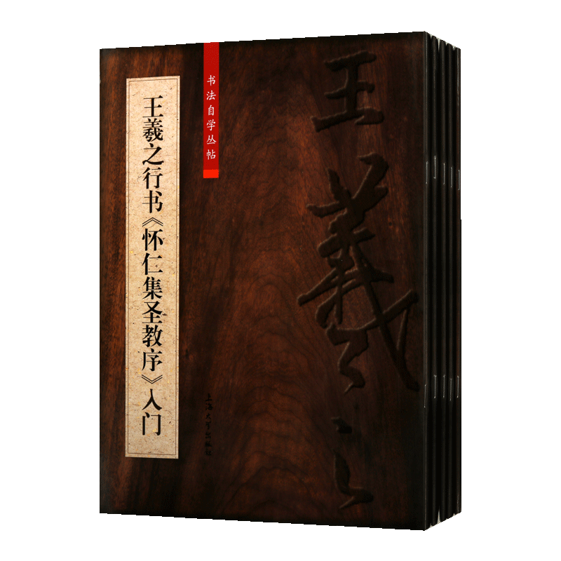 书法自学丛帖行书系列（共五册）颜真卿 王羲之 赵孟頫 文徵明 米芾行书入门字帖临摹技法研究鉴赏经典著作畅销书籍 上海大学出版