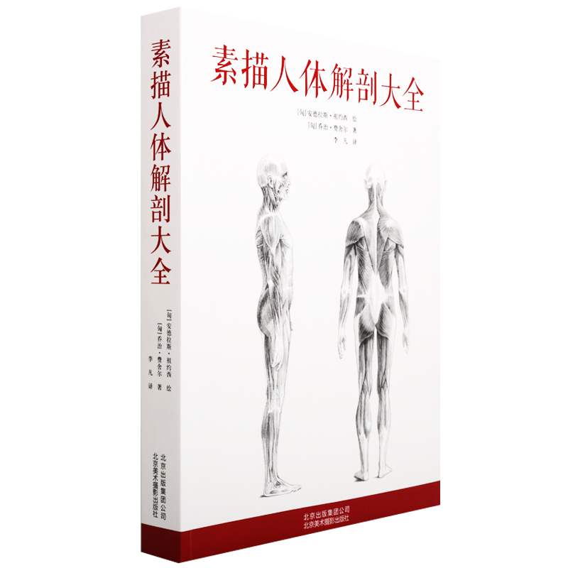 素描人体解剖大全 匈 安德拉斯祖约西 著 全面的素描人体解剖经典 人体素描 素描入门书籍 北京美术摄影出版社