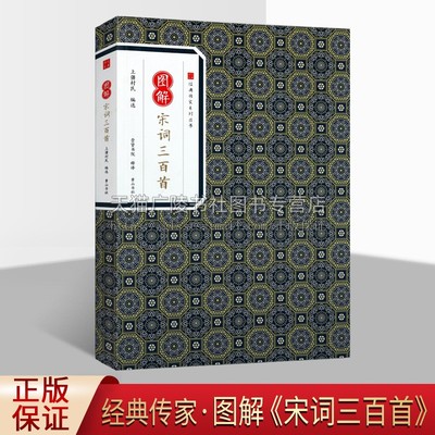 图解宋词三百首 经典传家系列丛书 上彊村民编中国古典文学古典诗词诗宋词选集历史通俗读物经典著作 畅销阅读书籍 正版 黄山书社