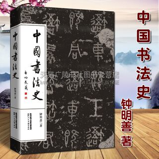 正版 中国书法史 钟明善著 现代汉语简史历代研究理论著作 行隶楷书大全技法入门培训教程教材临摹收藏鉴赏畅销书籍 陕西人美出版