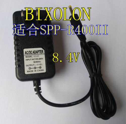 适用韩国毕索龙BIXOLON SPP-R400热敏标签打印机充电器8.4v电源线