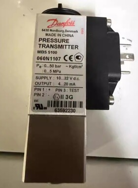 060N1107丹佛斯压力传感器0-50bar变送器MBS 5100-2731-H3DB04-4