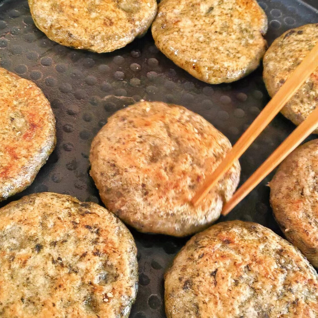红安软萩粑野菜粑农家纯手工软雀粑青团糯米糍粑湖北特产美食小吃