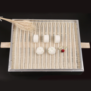 不沾蒸笼垫 仿藤蒸笼垫 不积水 安庆蒸包 49cm方形 仿草藤条垫39