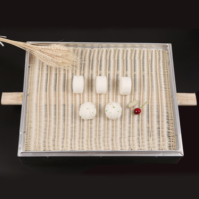 不粘连藤编蒸笼垫不积水松正厨坊