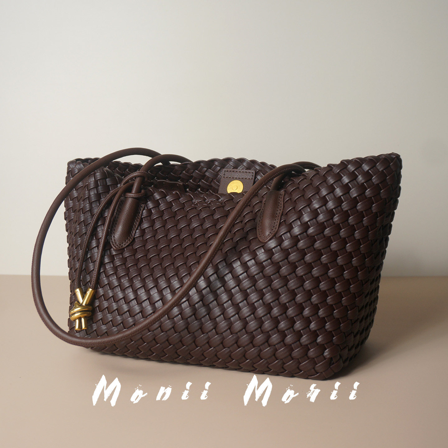 怪兽君2025新款手工编织托特包通勤单肩包时尚复古女包包高级感潮,箱包皮具/热销女包/男包,托特包,淘宝优惠券,粉丝福利购,淘宝优惠卷