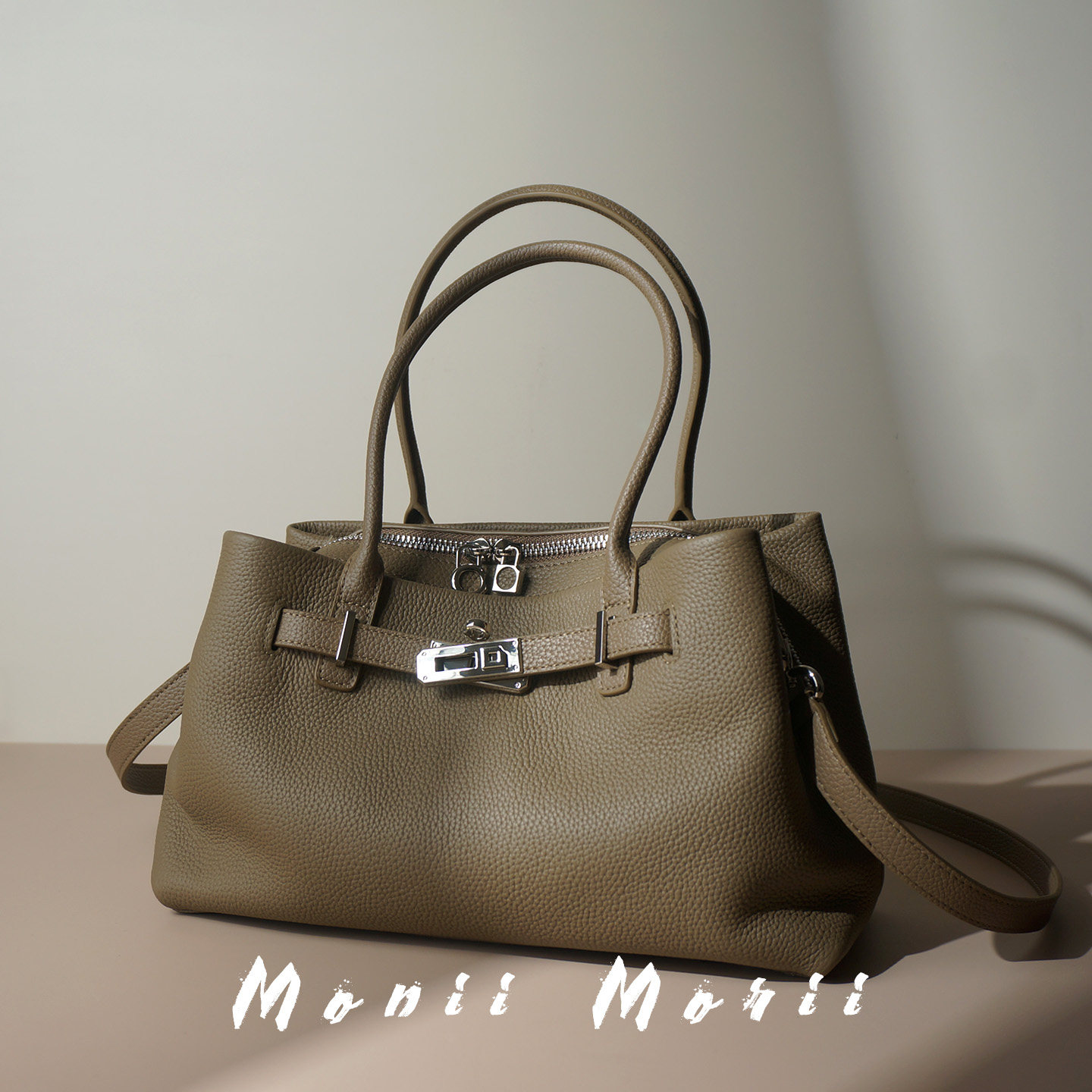 怪兽君2026新款托特包真皮通勤手拎包多隔层斜挎包头层牛皮单肩包,箱包皮具/热销女包/男包,托特包,淘宝优惠券,粉丝福利购,淘宝优惠卷