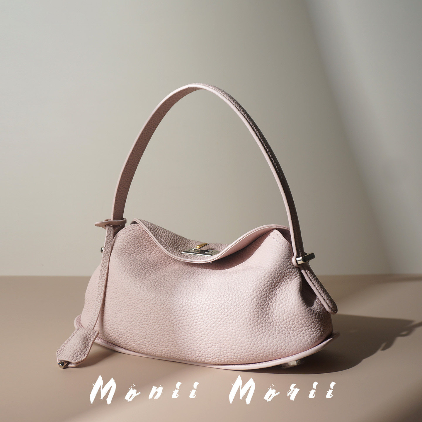 怪兽君小众法式小方包真皮手拎包头层牛皮斜挎包单肩包2026新款潮