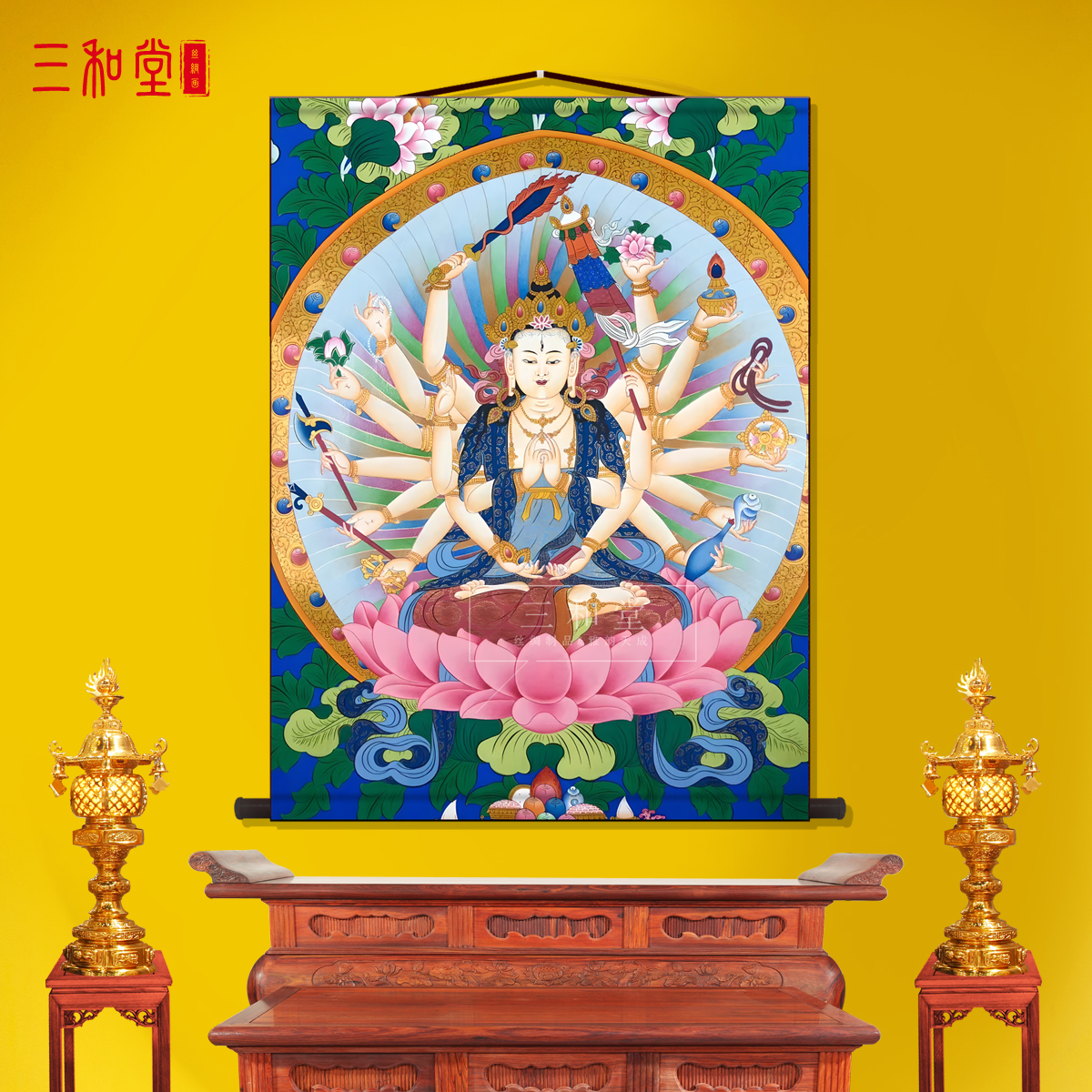 佛母大准提菩萨人物画像